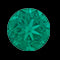 0,75 CT Bezel Set Emerald Seven Stone Station Chain Armband